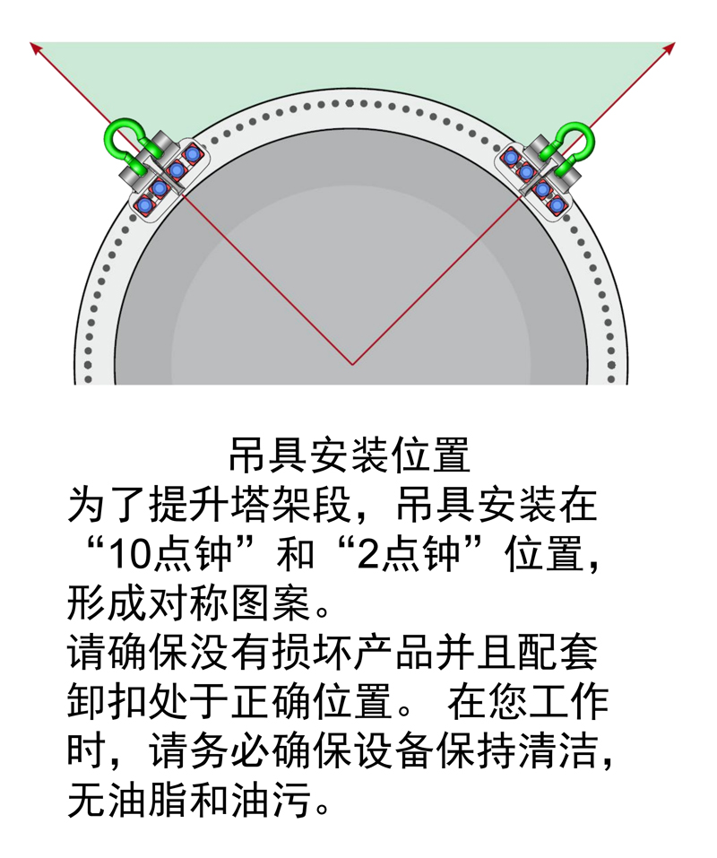 塔筒起吊上下通用型吊耳